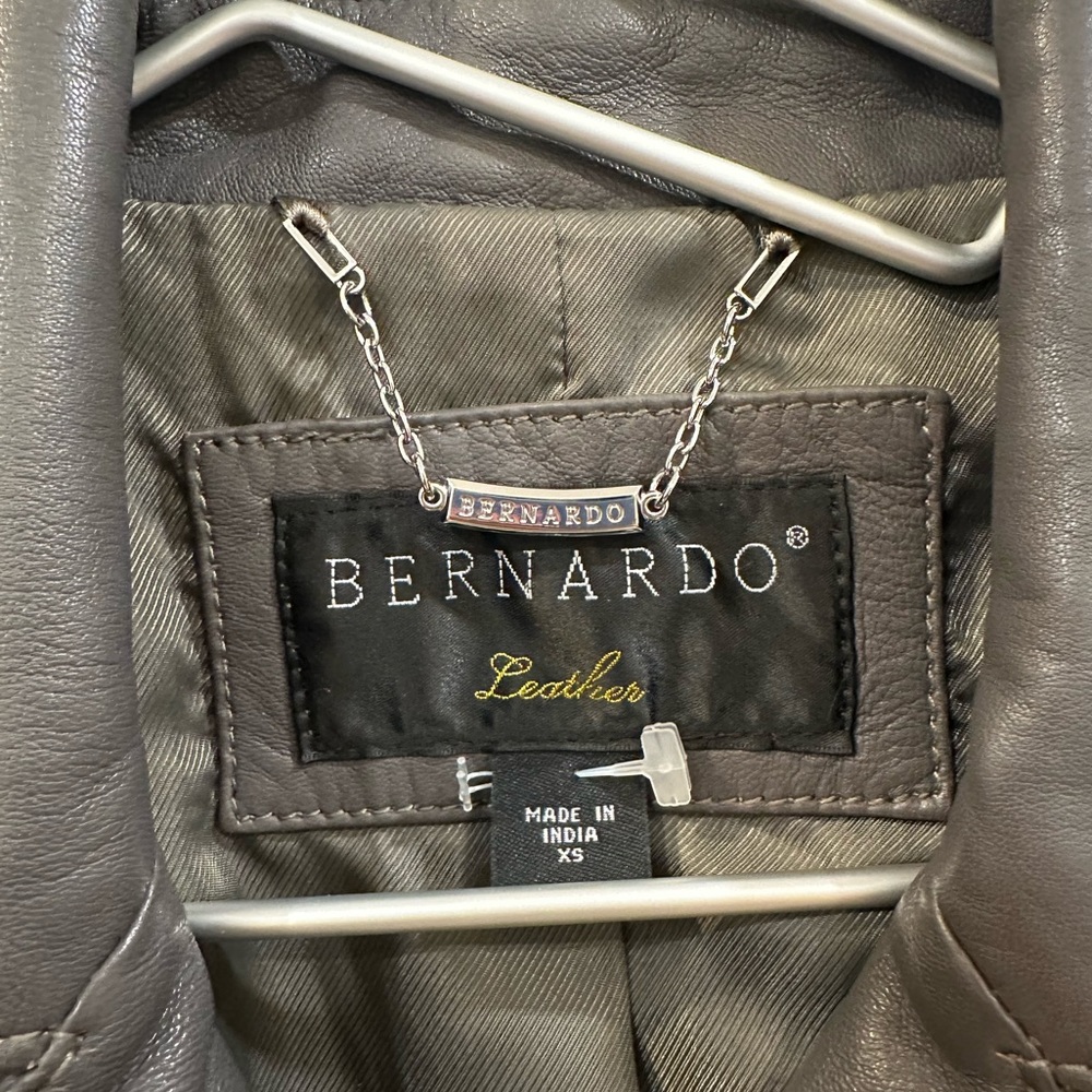 Gray Leather Jacket - image 3